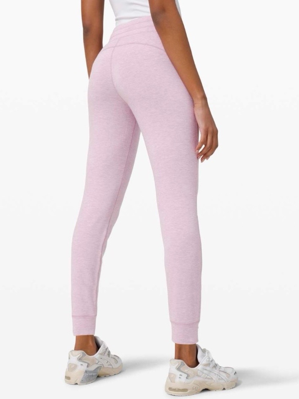 Lululemon Warm Down Jogger Soft Modal Heathered Pink Taupe 8 - Picture 4 of 9